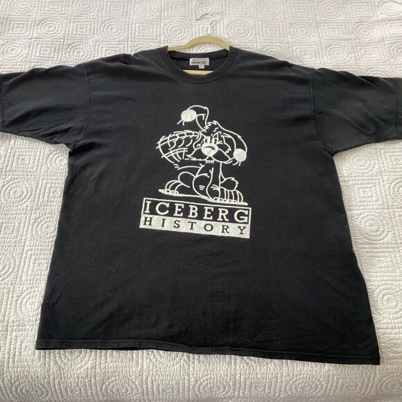Vintage Original 1990's Iceberg Jeans X Disney Graphic T Shirt Mens2XL made in